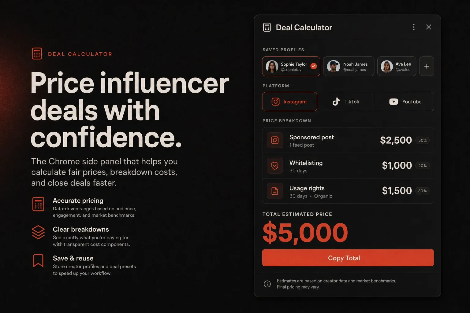 Deal Calculator project preview