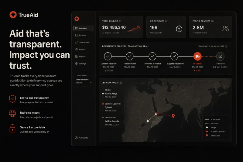 TrueAid project preview