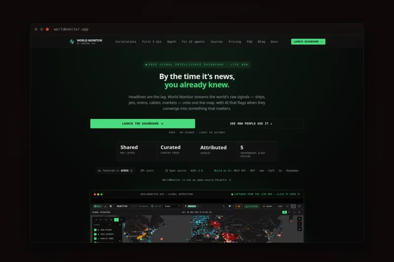 World Monitor project preview